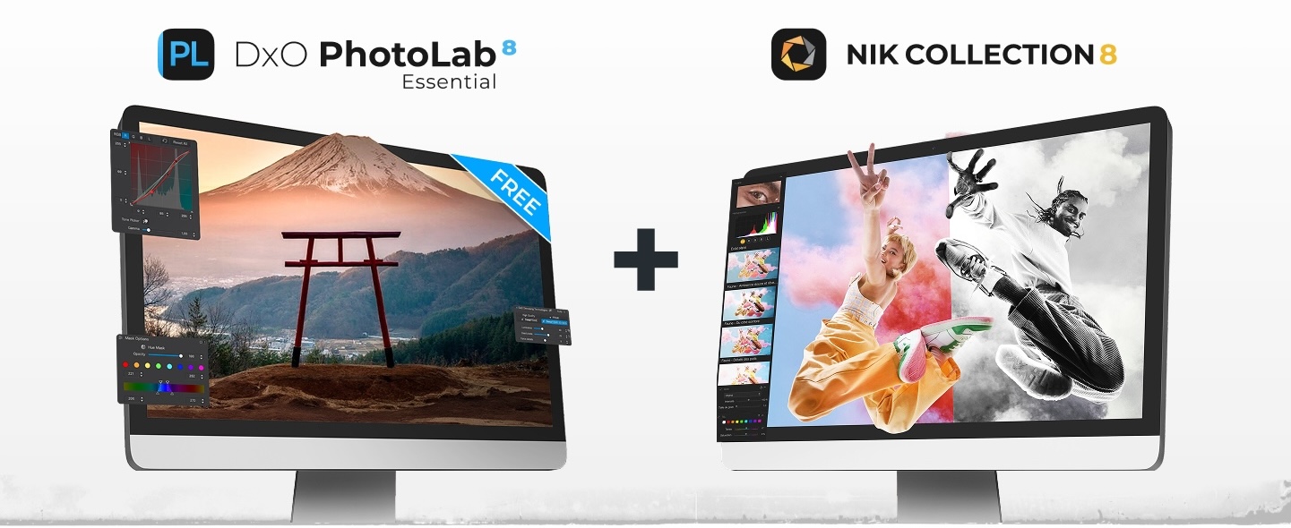 Get DxO PhotoLab 8 Essential for free when you buy NIK COLLECTION 8